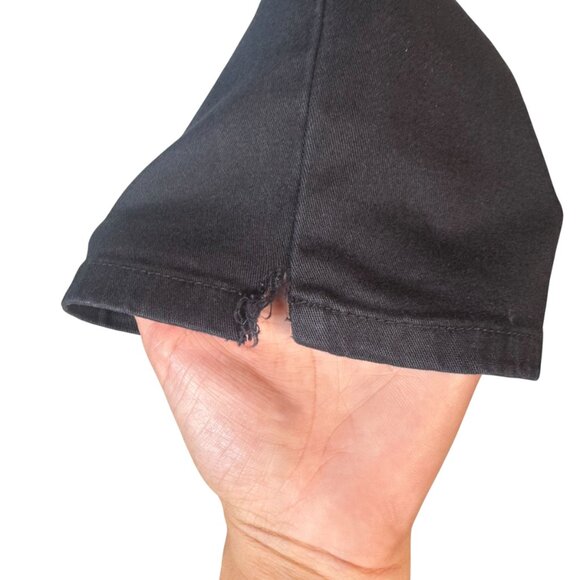 Dickies Black Straight Leg Pants Low Rise Punk Emo Grunge Goth Alternative Sz 5 - Picture 7 of 9